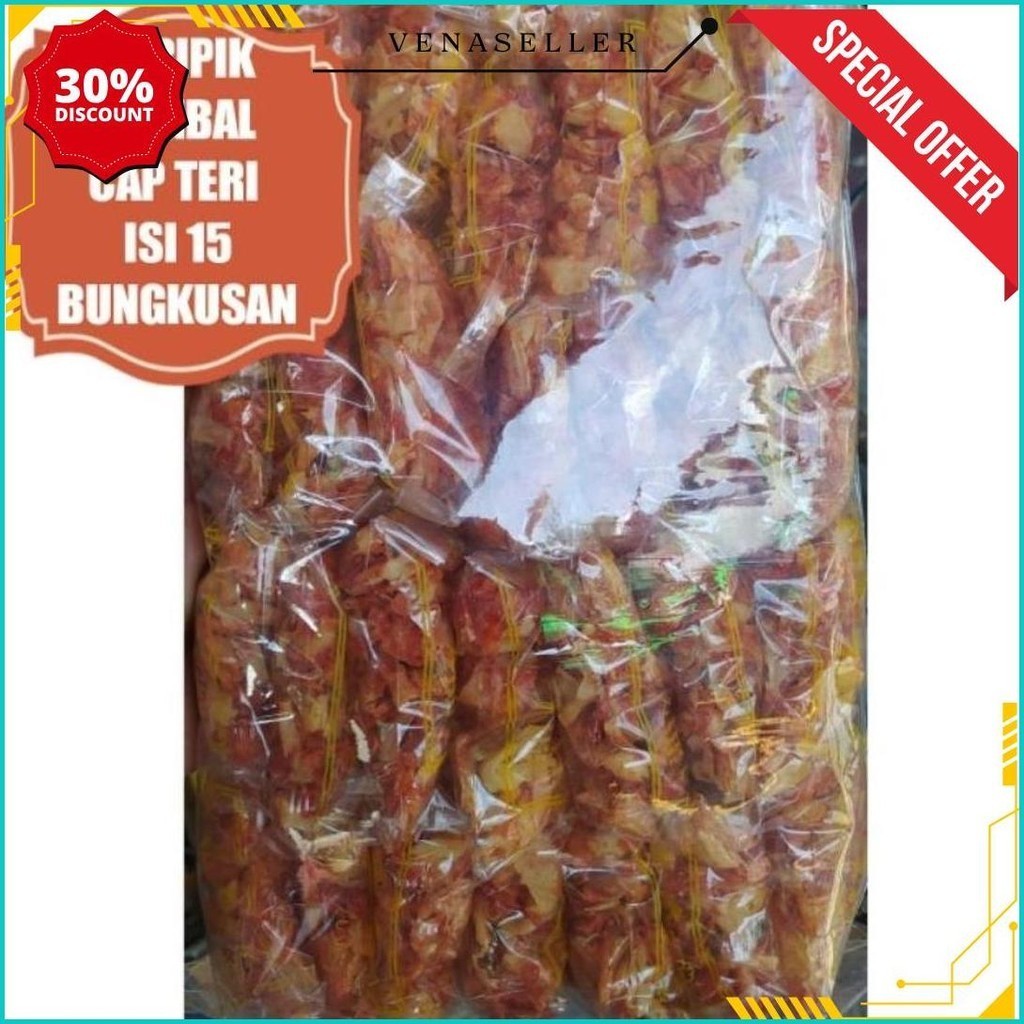 

Keripik Sambal Cap Teri Sibolga Kemasan 15 Bungkusan Bisa Cod