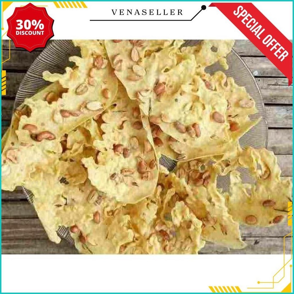 

Rempeyek Kacang Tanah Renyah 1Kg Murah Rempeyek Rebon Original Cemilan Snack Makanan Ringan Terlaris Gratis Ongkir