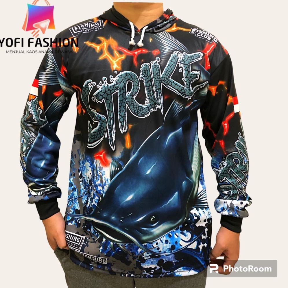 VIRAL JERSEY MANCING BAJU MANCING KAOS MANCING LENGAN PANJANG UKURAN M.L.XL DAN XXL at-126