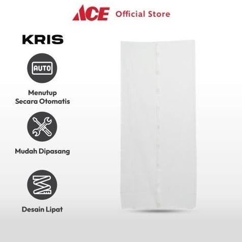 Krisbow Tirai Pintu Magnet Anti Nyamuk 100X220 Cm Kelambu Pintu Kasa