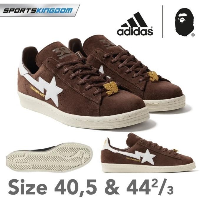 Best Sales Adidas Campus 80S Bape 30Th Anniversary Brown Best Price Original Pengiriman Cepat
