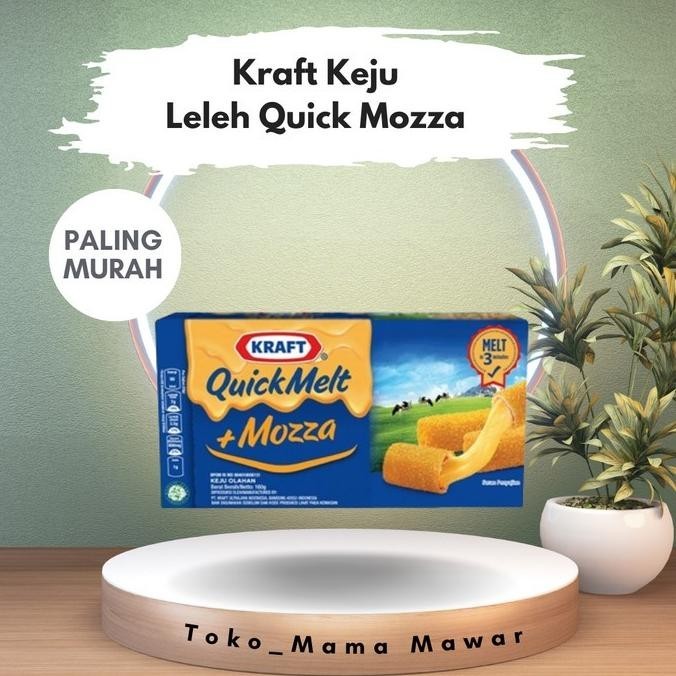 

Terlaris Paling Murah Kraft Keju Leleh Quick Mozza Ready Stok