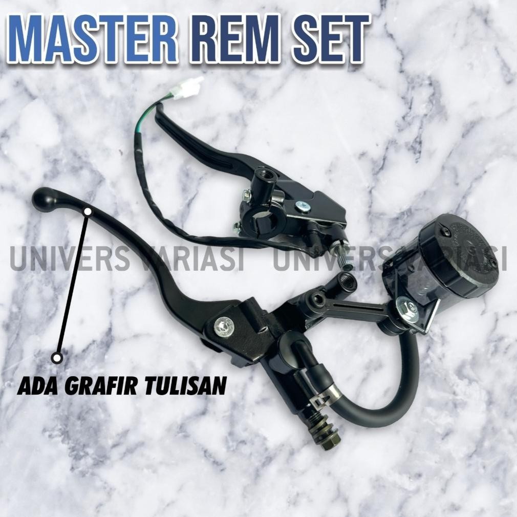 Gratis Ongkir Set Handle Master Rem Kanan Brembo Tabung Kiri Switch Kopling Variasi Motor Beat Vario