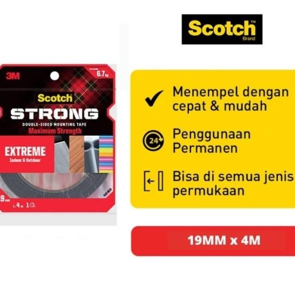 

Scotch 3M Double Tape 3M Extreme Mounting Tape 414-M19 19mmx4meter