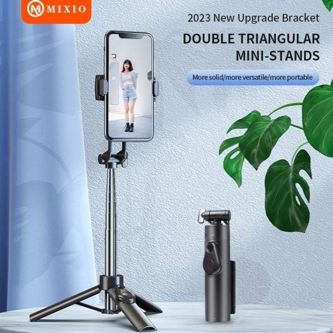 Mixio A33 80Cm Tongsis Bluetooth Selfie Stick Tripod Super Mini