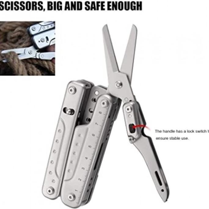 Roxon Phantom S802S 16 In 1 Multitool Knife Camping Outdoor Survival  Ready