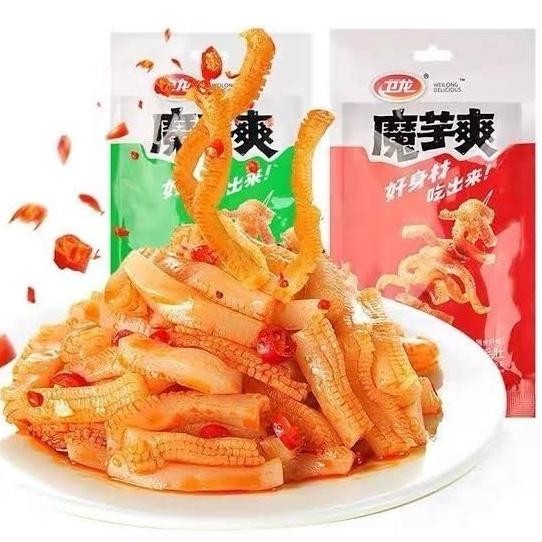 

fn-56 Weilong Konjac Shiang 1 Box isi 20 Cemilan Khas China 24gr Enak & Halal Berkualitas