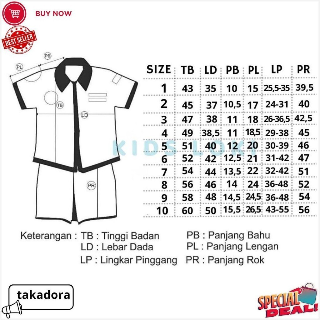 BAJU PERAWAT ANAK BAJU ANAK PEREMPUAN KOSTUM PROFESI PERAWAT CILIK STELAN PERAWAT ANAK SERAGAM SUSTE
