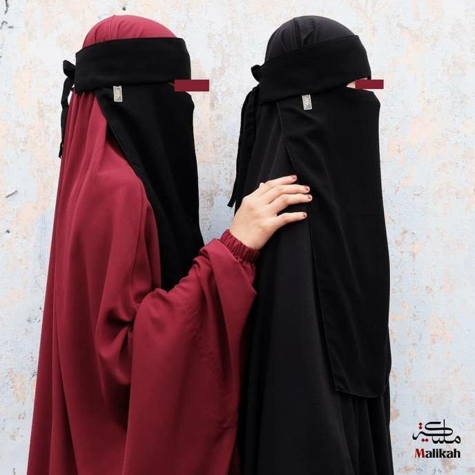Flap Niqab Fuwayrit, Cadar Bandana Poni - Abaya Malikah #ayranashwa TF