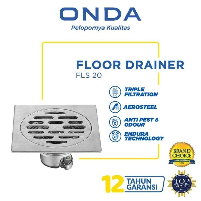 ONDA Floor Drainer / Saringan Air Lantai Anti Mampet FLS 20