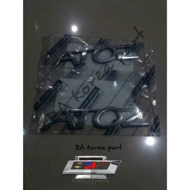 Emblem Tulisan Atoz samping ori