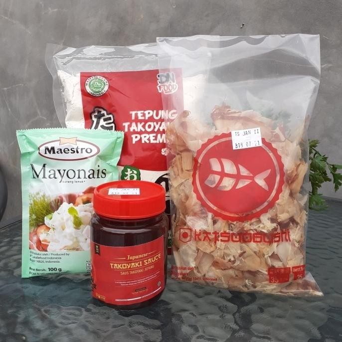 

Takoyaki premix plus mayonais (HALAL)