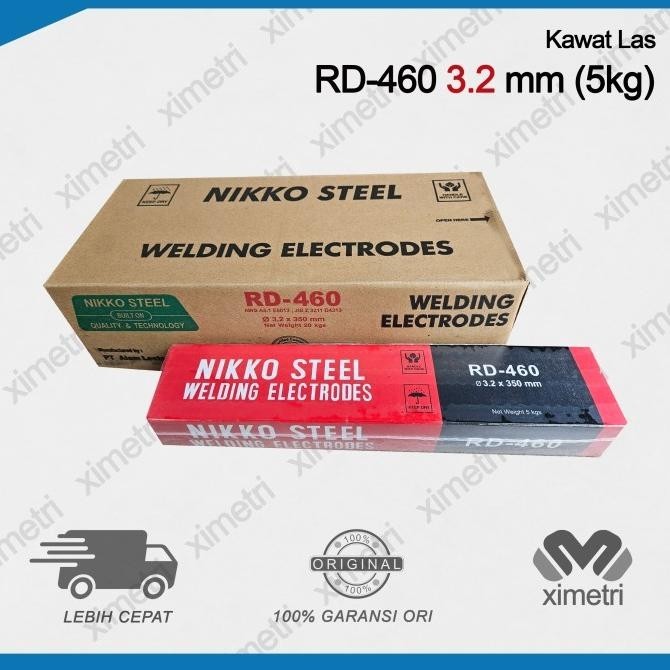 Kawat Las Rd 460 3.2 Mm (5 Kg) Nikko Steel/ Las Elektroda Rd460 3,2 Mm