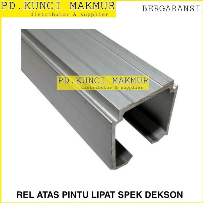 Rel Atas Pintu Lipat Alluminium Rel Lipat Rel Husky Rel Folding Gate