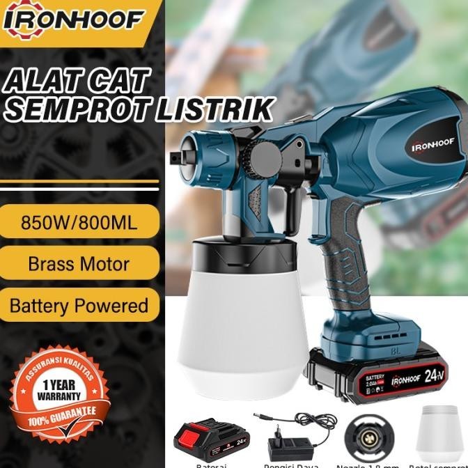 Ironhoof Cat Semprot Listrik Electric Spray Gun 850W Mesin Spray Gun