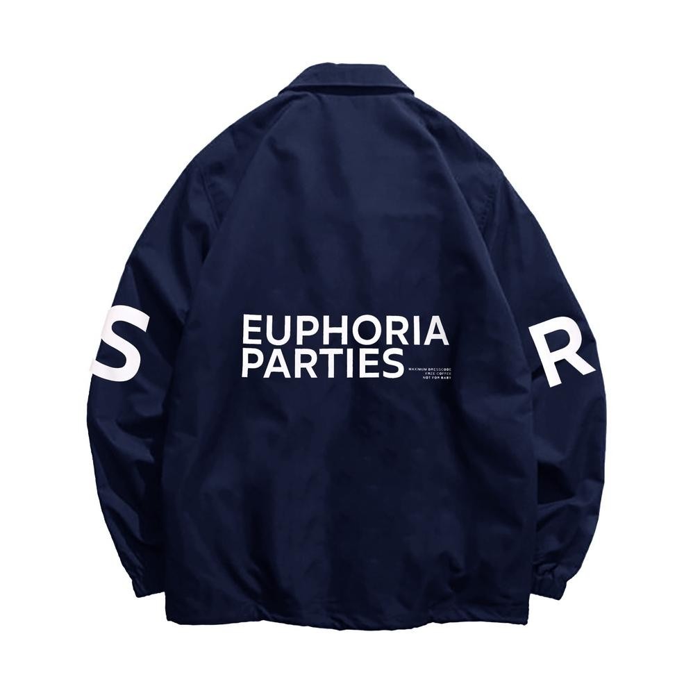 Jaket Pria Keren Jacket Pria Euphoria Navy Blue Up To Big Size