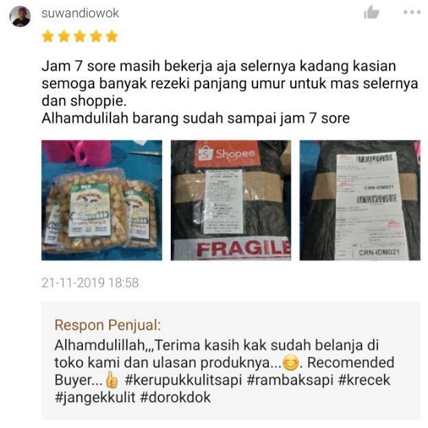 

gha-65 Produsen Kerupuk Kulit Sapi Mentah 1Kg Krecek Rambak Kulit Sapi Asli Krecek Rambak Sapi Mojokerto Berkualitas