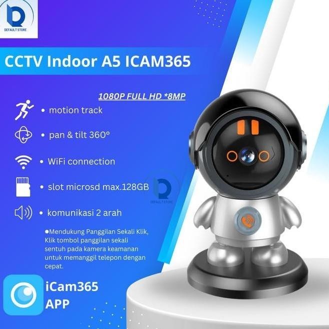 PROMO CCTV IP ICAM365 ROBOT BABY MONITOR CCTV 360 DERAJAT 2807T