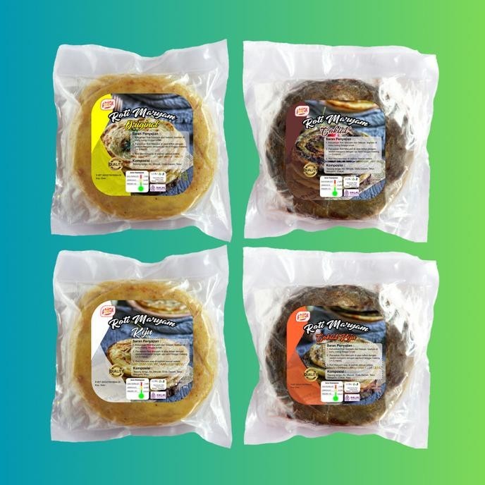 

Paket 4 Roti Maryam Large