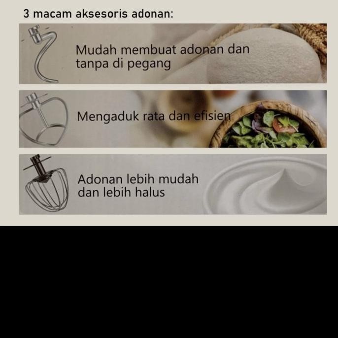 Aksesoris Adonan Stand Mixer Khusus Merk Dodawa