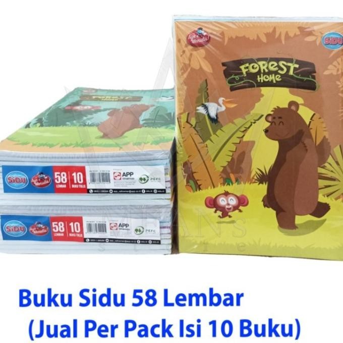 

BUKU TULIS SIDU ISI 38 & 58 LEMBAR 1 PACK 10 BUKU / BUKU SIDU (PROMO) BUKU TULIS SEKOLAH ANAK TERLARIS TERBARU ASLI TERMURAH BERKUALITAS BAGUS GROSIR COD BAYAR DI TEMPAT