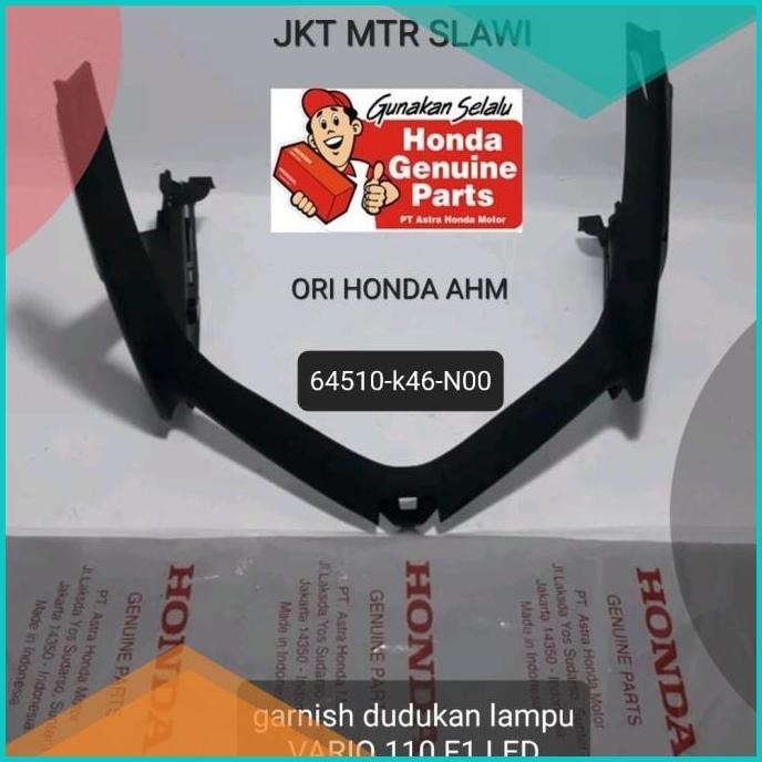 Garnish atau dudukan reflektor vario 110 led Ori Honda 8JVLZ4 tools n