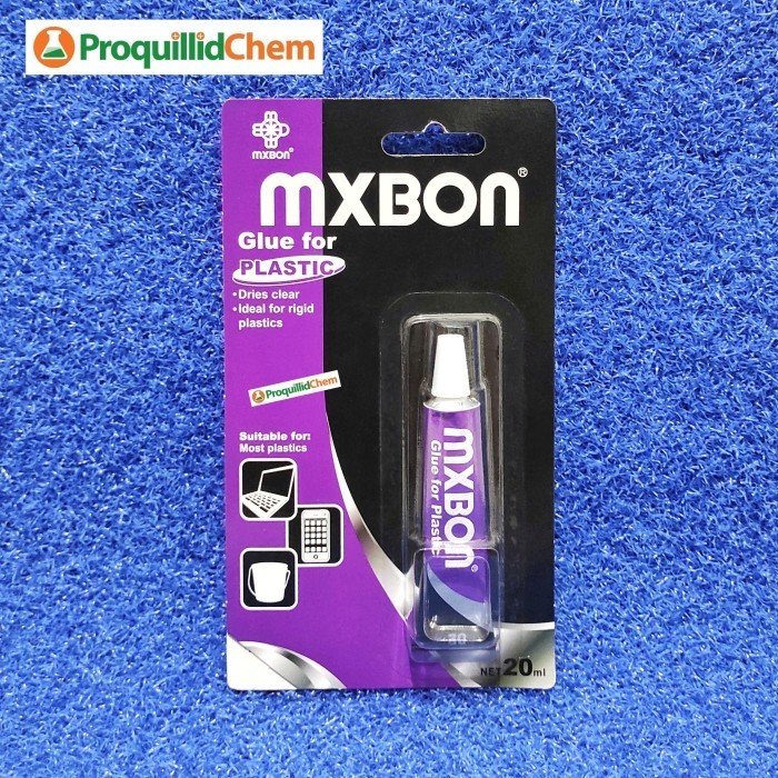 

Lem Mxbon Super Glue Plastic Plastik Clear Transparan Bening Kuat 20Ml