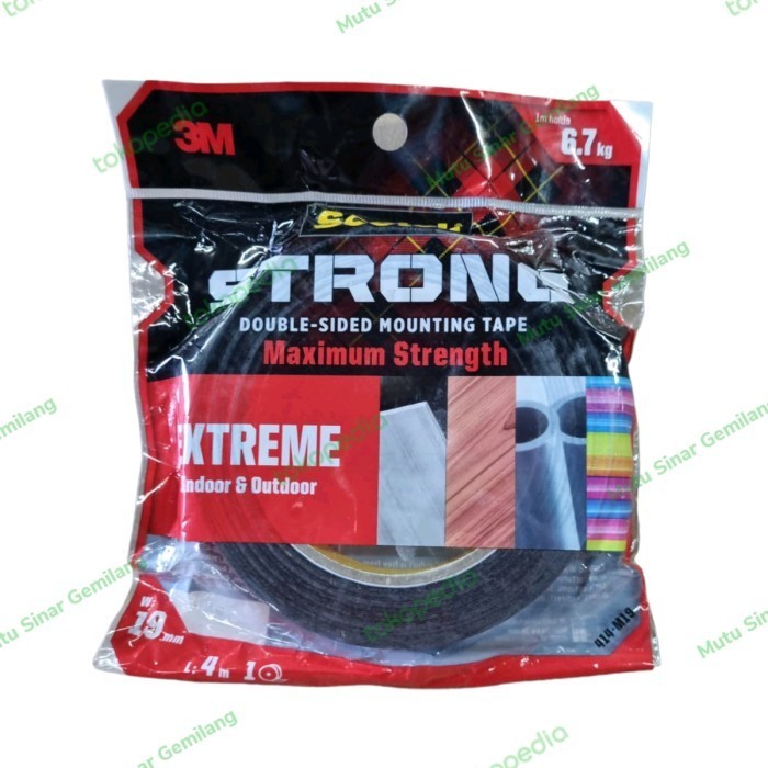 

Double Tape Vhb Mounting 3M Scotch 414-M19- 34 Inx4Mtr Extreme Strong
