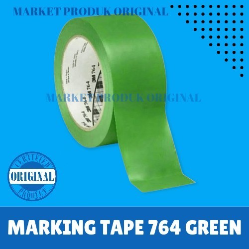 

Floor_Marking Tape 3M 764 Hijau Size 2In X 33 Mtr