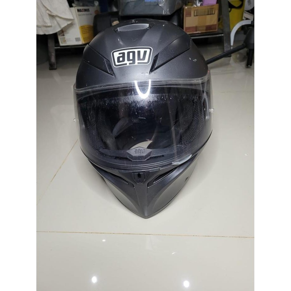 HELM FULLFACE AGV K3SV BLACK MATTE
