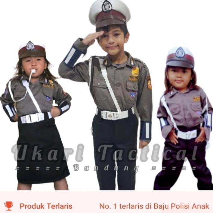 Sale Terlengkap Baju Polisi Anak Kecil Masinis Pocil Kostum Profesi Anak Tentara Army Indomaret Alfa