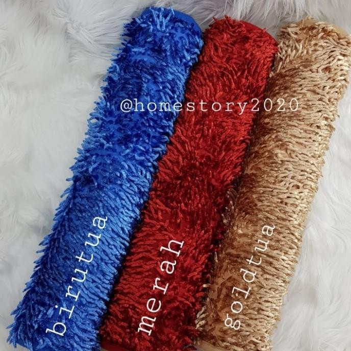 Keset Kaki Cendol Kilap Tebal Jumbo 50X70