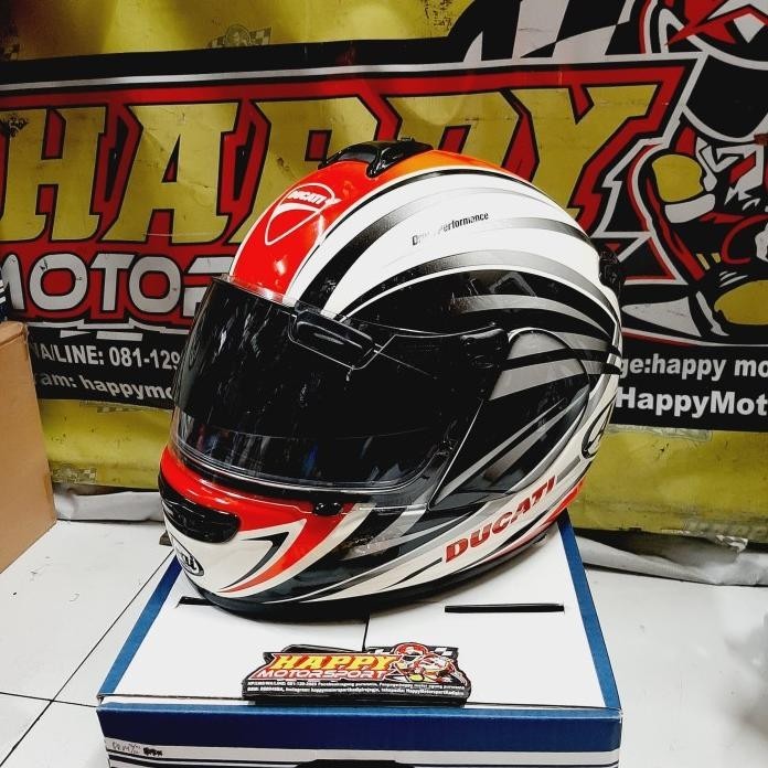 HELM FULLFACE ARAI RX7 RR5 NAKANO SAKURA DUCATI EDITION SIZE L