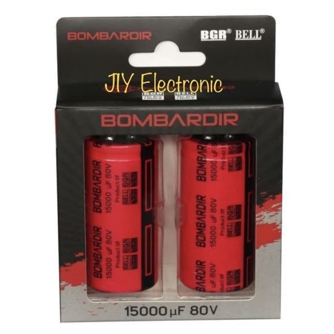 BEBAS ONGKIR - Elco 15000uf 80v Bombardir Original / Kapasitor 15000uf 80v Bombardir