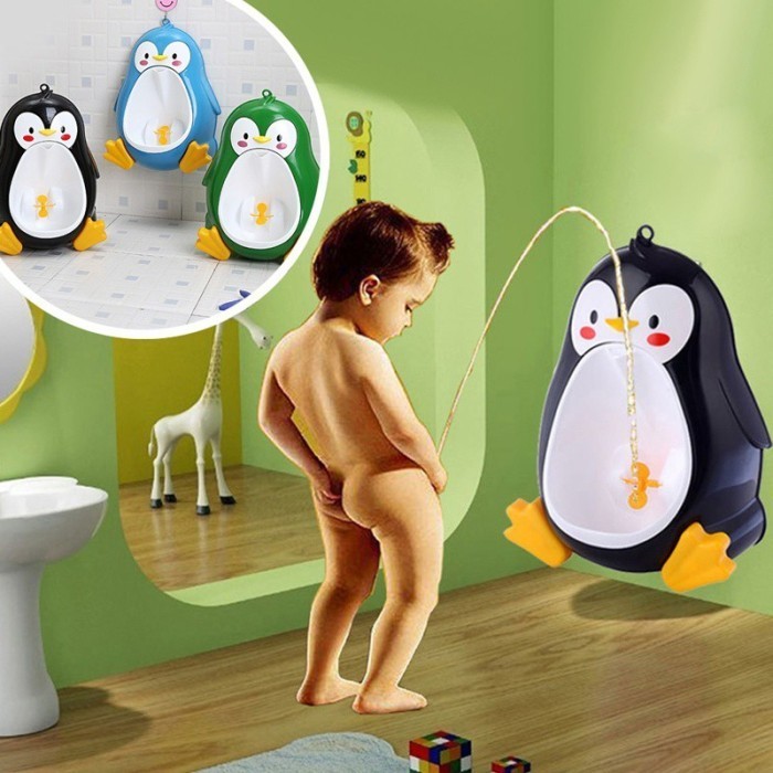 Children Baby y Stand Vertical Urinals Potty Pee Toilet Wall-Mounted