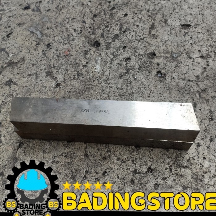 Hss Mata Pahat Bubut 7/8X6" Mata Pisau Bubut Besi Baja 7/8X6 Mdl Kotak