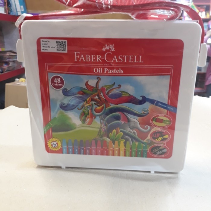 

Crayon Oil Pastel Faber Castell 48 Warna Bag