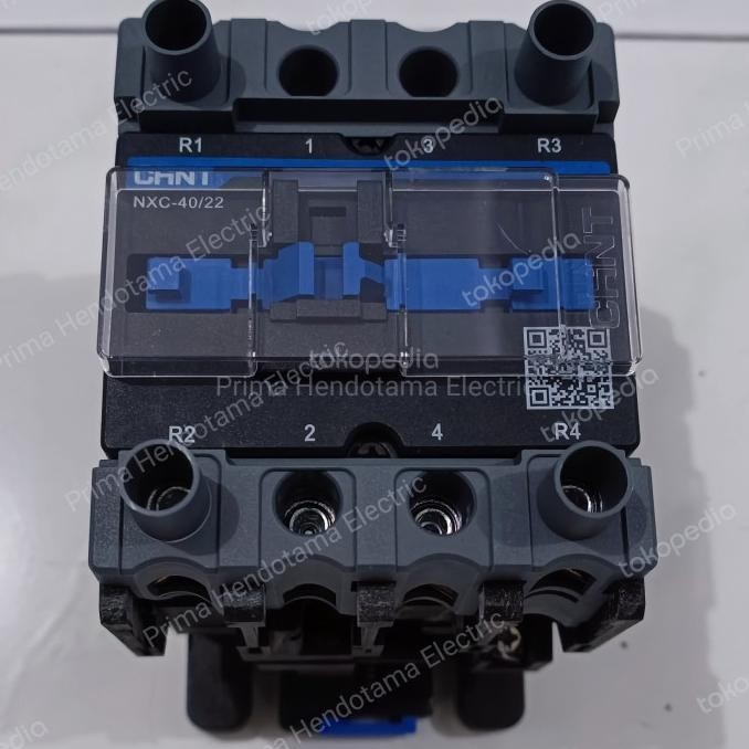TERBARU - Contactor CHINT NC1-4008 220VAC | Kontaktor CHINT 4008 4 Pole 2NO 2NC