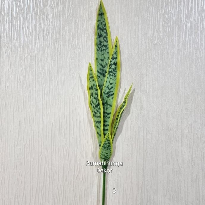 Daun Lidah Mertua Latex Artificial
