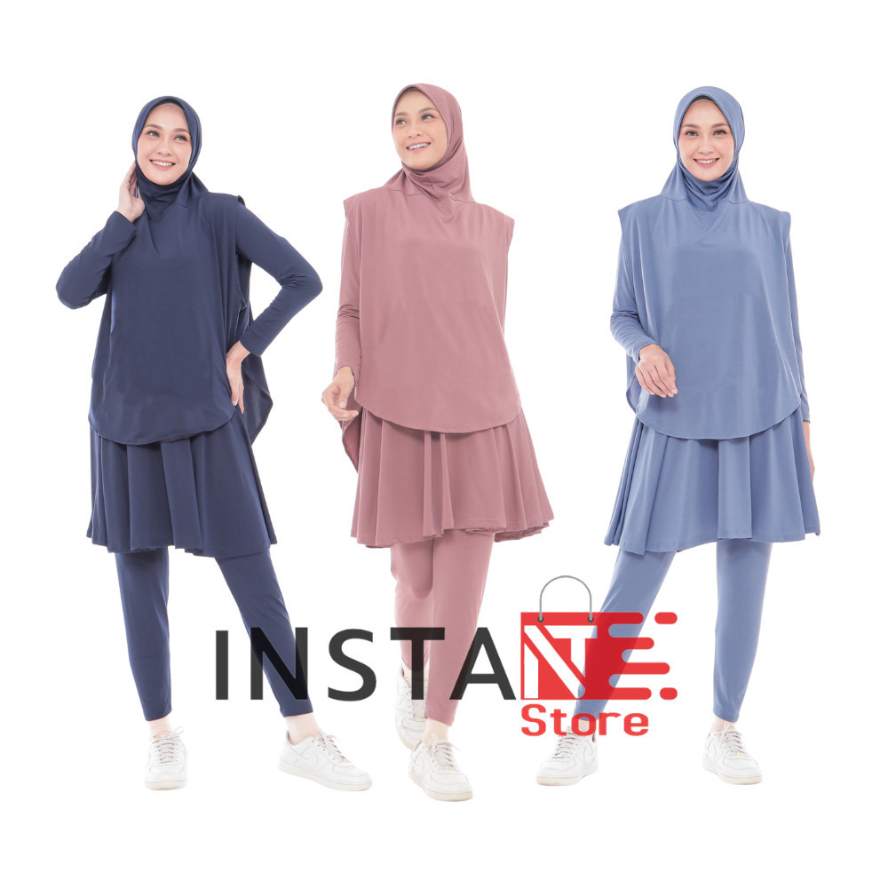 Baju Outfit Setelan Kaos Wanita 1 Set Kaos Dan Celana Setelan Bsju Prempuan Stln Trening Dewasa Sena