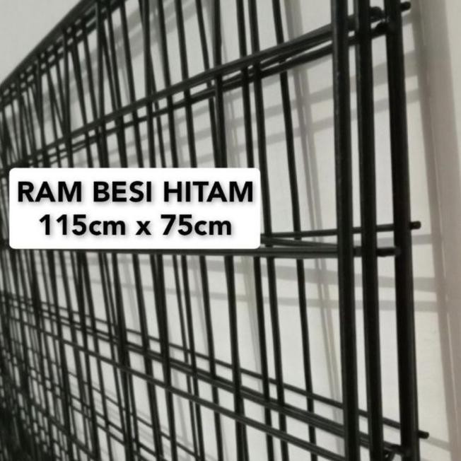 Ram Kawat Dinding Pajangan Hp 115X75Cm Hitam