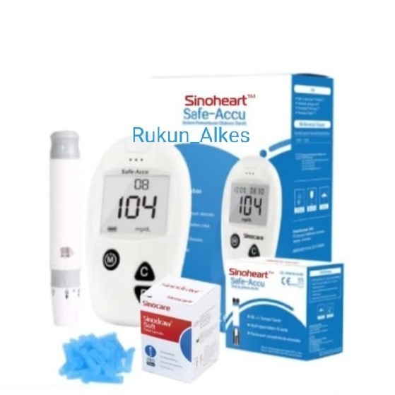 Alat Tes Gula Darah Sinocare Safe-Accu