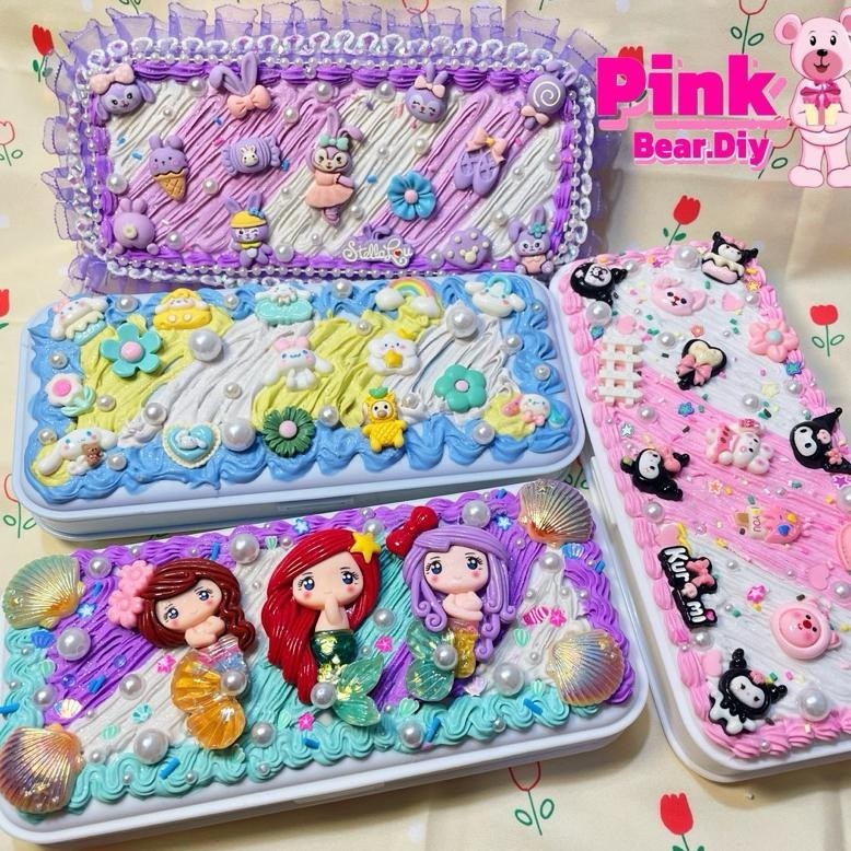 

Um57 Kotak Pensil Decoden Sandrio Cinnamorrol Kuromi Lotso/Set Diy Kotak Pensil Deco Clay Cream Mendekor Pencilcase Cinnamorrol Kuromi My Melody Lotso/Gift Box Diy Kotak Pensil Terbaru