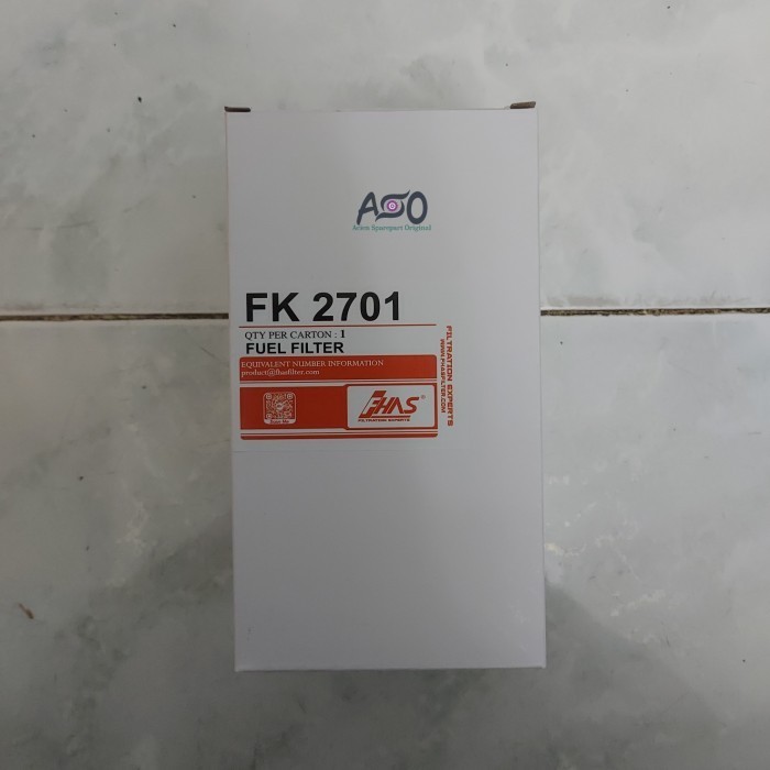New Filter Solar Fuel Fhas Fk2701 Fk 2701 Kode Ams44