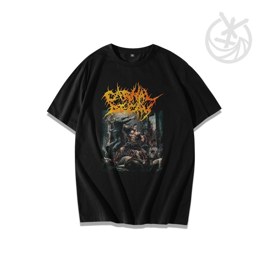 Kaos pria keren terbaru| Kaos pria distro keren| Baju pria distro| Baju Metal Carnal Decay Vol 1156