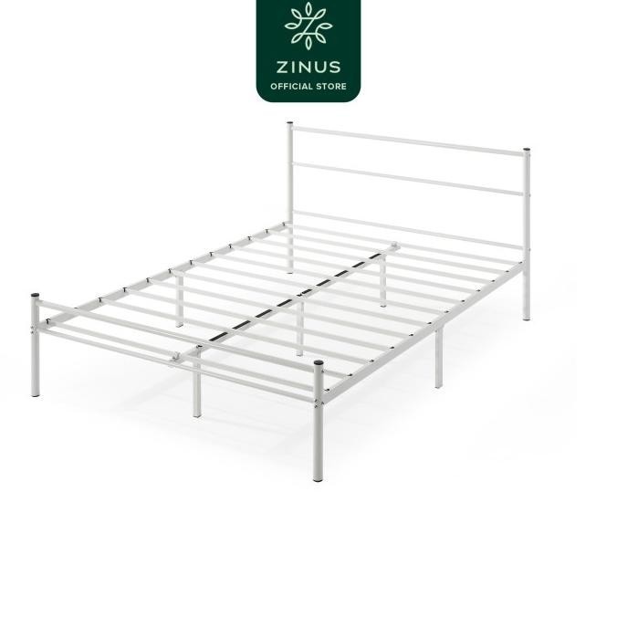 Tempat Tidur Dipan Sandaran Zinus Geraldine Besi DIY Bed In a Box