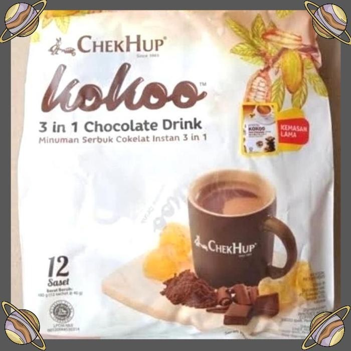 

[CLS] CHEKHUP KOKO HOT CHOCO DRINK ISI 12/MINUMAN COKLAT BUBUK 3 IN 1