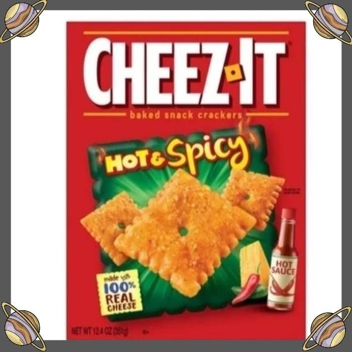 

[CLS] CHEEZ IT HOT N SPICY SNACK CRACKER 351 GR/BISKUIT KREKERS