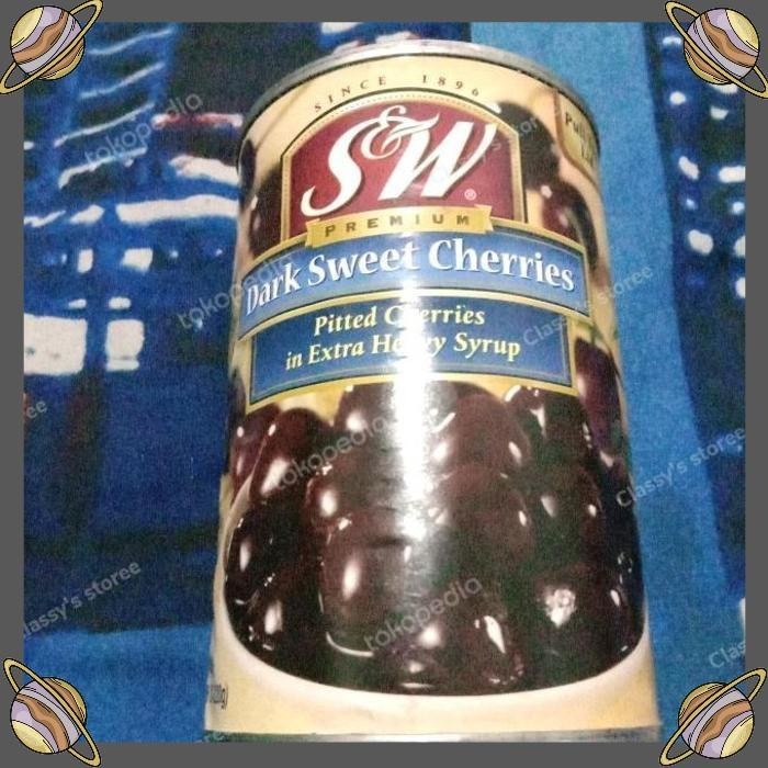 

[CLS] BUAH CERI DALAM SIRUP/S&W DARK SWEET CHERRIES 220 GR