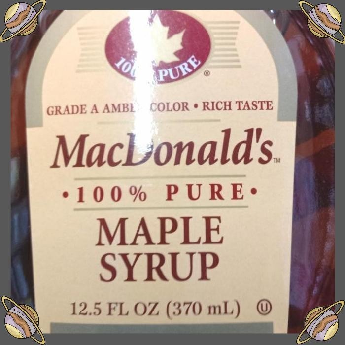 

[CLS] MAPLE SYRUP 100% PURE MCDONALD 370 ML/SIRUP MAPLE